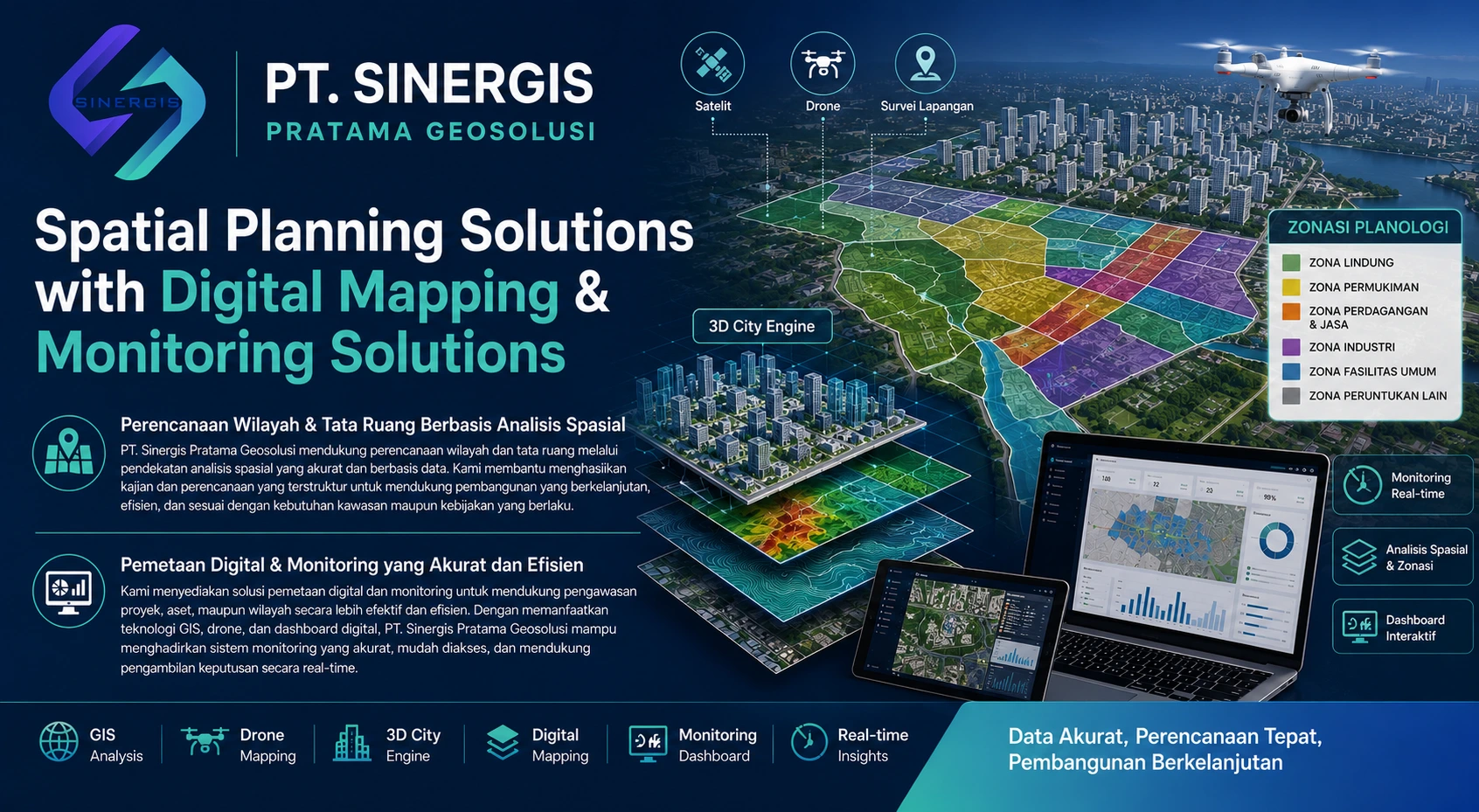 Spatial Planning Solutions with Digital Mapping & Monitoring Solutions